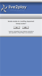 Mobile Screenshot of live2play.net