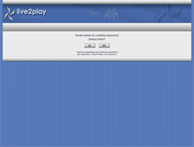 Tablet Screenshot of live2play.net